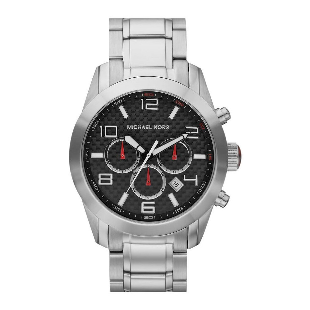 Michael Kors Mens Watch in Black Red MK8218