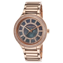 Michael Kors MK3397 Kerry Rose Gold Crystal Bezel Ladies Womens Watch UK Seller