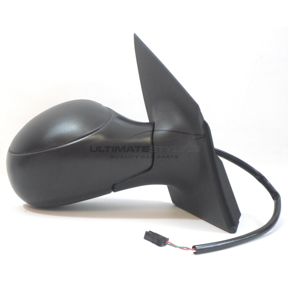 Citroen C2 Hatchback 2003-2010 Electric Wing Door Mirror Drivers Side O/S Black 5057795147576