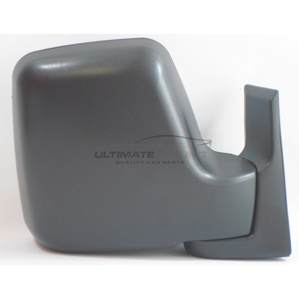 Fiat Scudo Mk1 Van 1995-2006 Manual Wing Door Mirror Drivers Side O/S Black 5057795147729