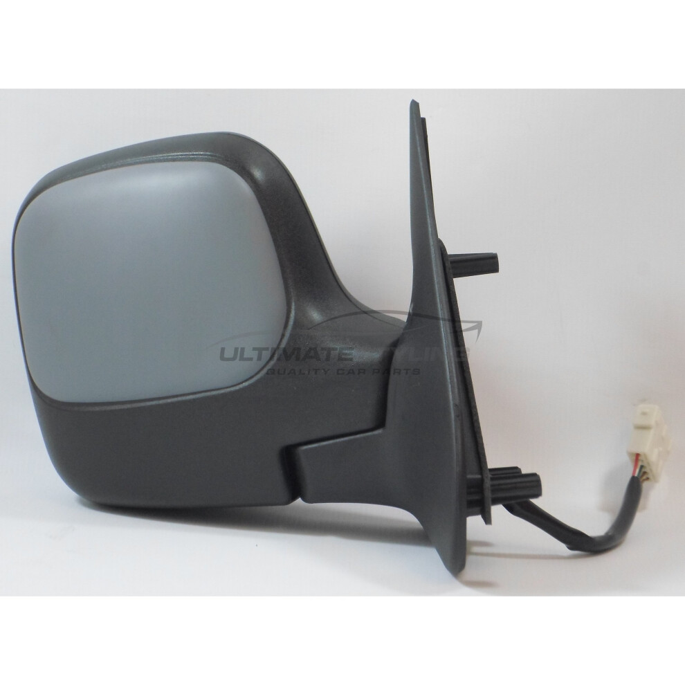Citroen Berlingo Van 1996-2008 Electric Wing Door Mirror Primed Drivers Side O/S 5057795147675