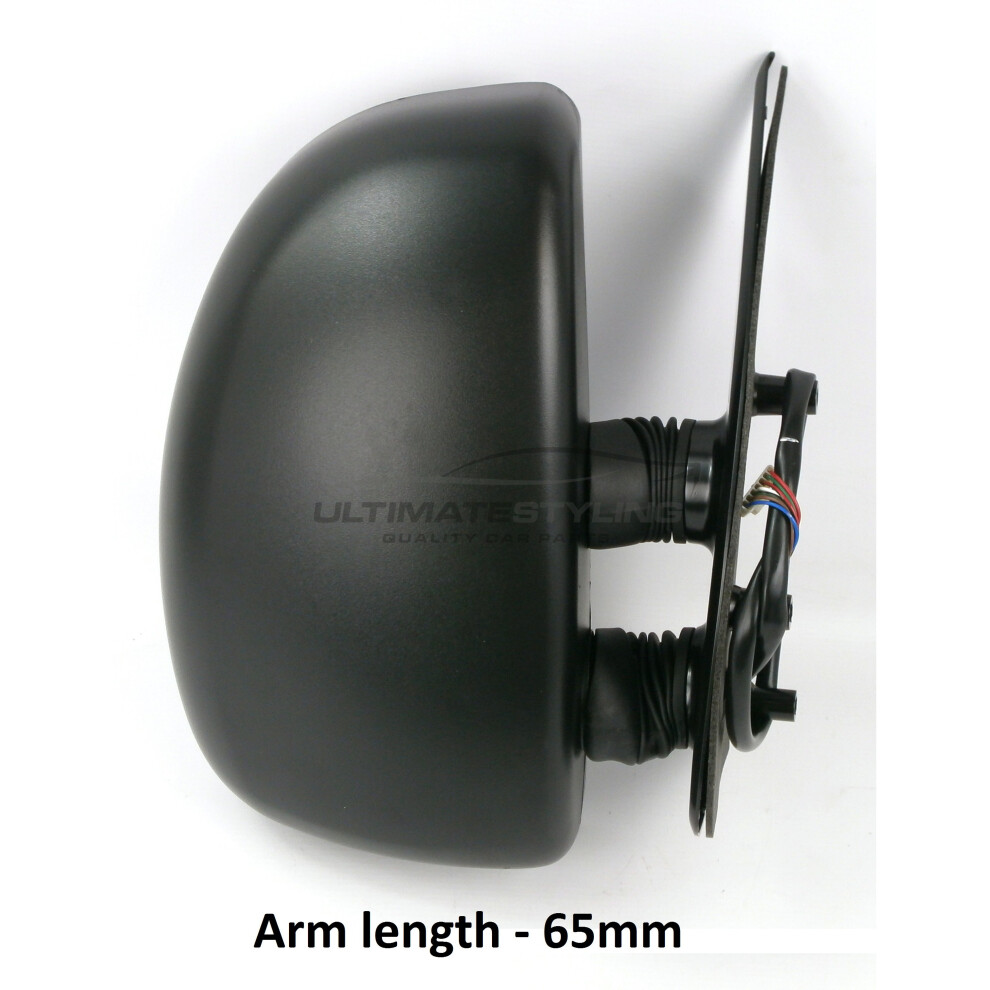 Citroen Relay Van 1998-2002 Electric Short Arm Wing Mirror Drivers Side Black 5057795147835
