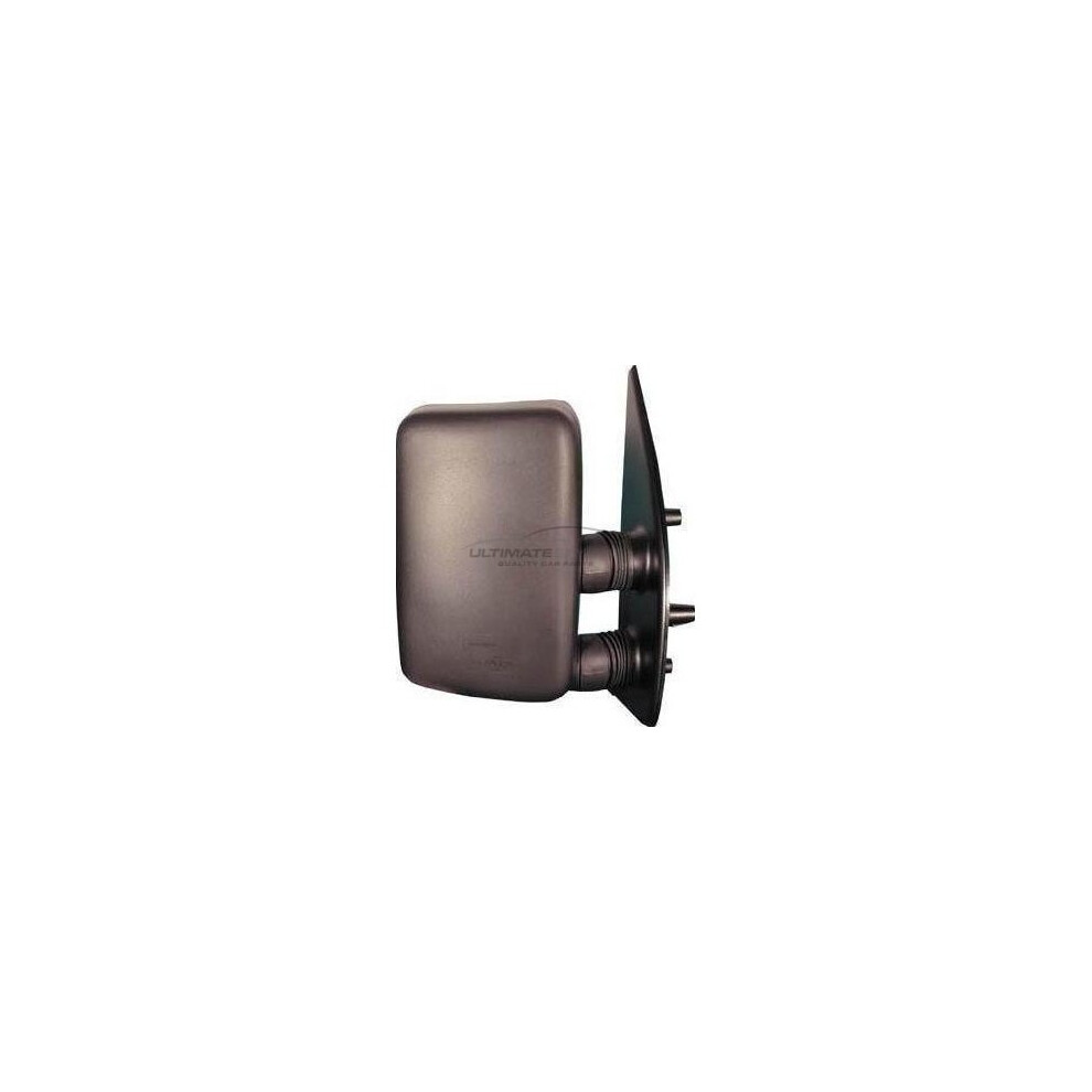 Peugeot Boxer Van 1994-1998 Manual Short Arm Wing Mirror Drivers Side O/S Black 5057795145718