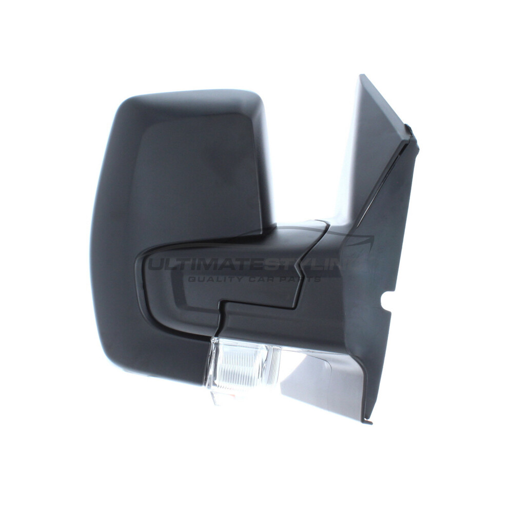 Ford Tourneo Custom 2012-> Manual Wing Door Mirror Drivers Side Textured Black 5057795155038