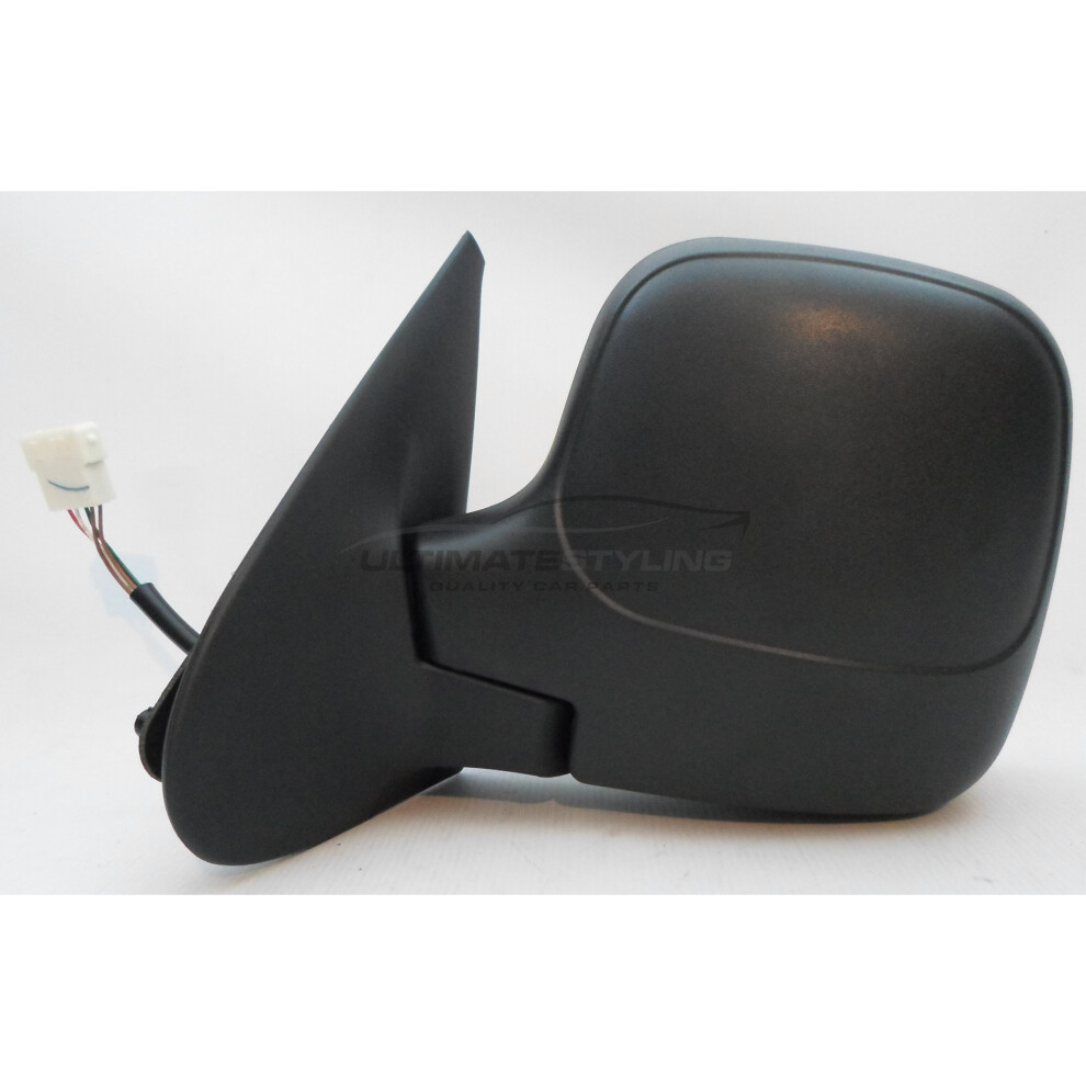 Citroen Berlingo Van 1996-2008 Electric Wing Door Mirror Passenger Side Black 5057795146340