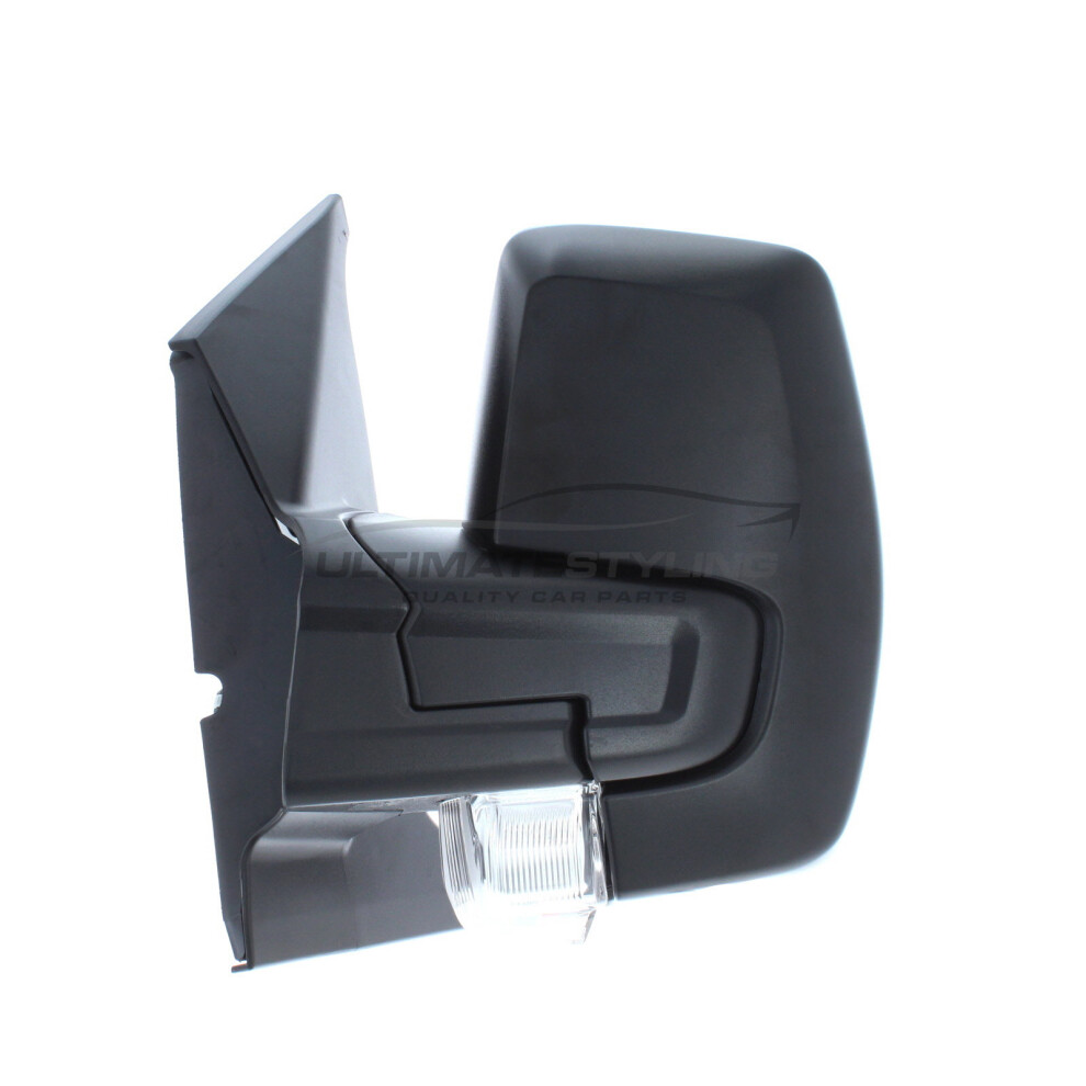 Ford Tourneo Custom 2012-> Manual Wing Door Mirror Passenger Side Textured Black 5057795155052