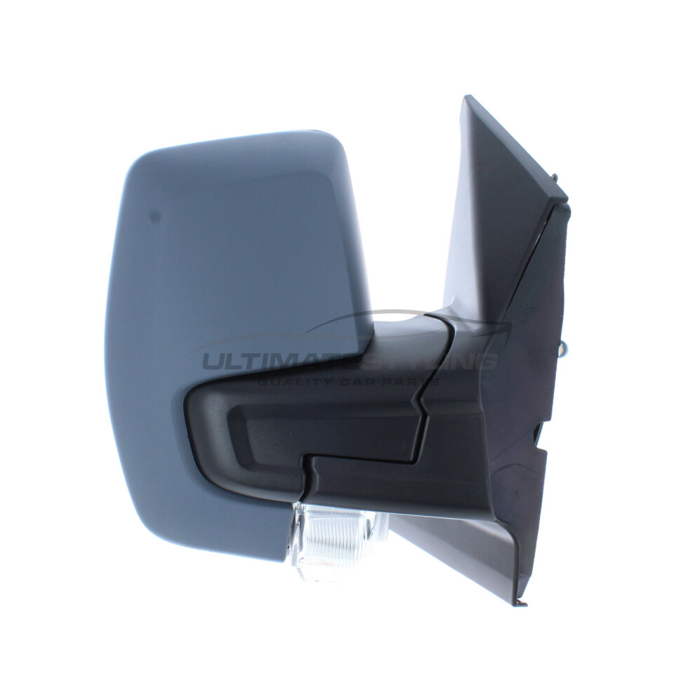 Ford Transit Custom Van 2012-> Manual Wing Door Mirror Drivers Side Primed Cover 5057795155083