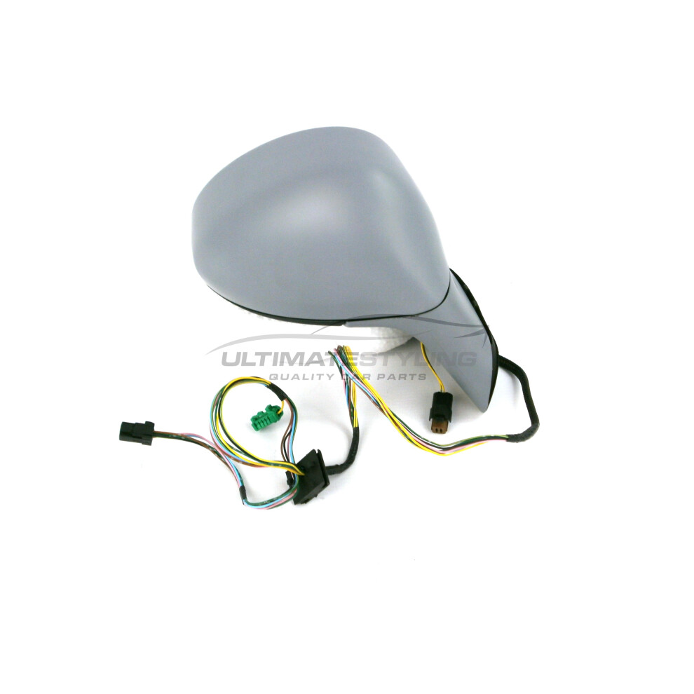 Citroen C4 Mk1 Hatchback 2004-2010 Electric Wing Door Mirror Primed Drivers Side 5057795148085