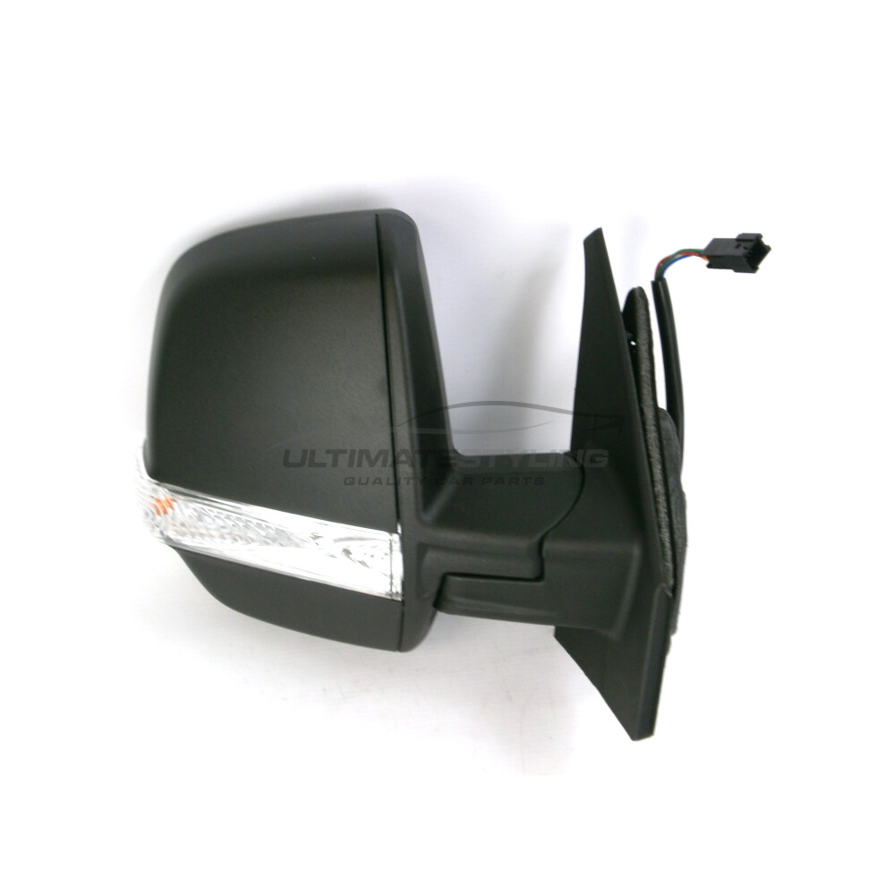 Vauxhall Combo Van 2012-> Electric Twin Glass Wing Door Mirror Drivers Side O/S 5057795150125