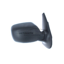 Renault Kangoo Van 2003-2008 Electric Wing Door Mirror Black Drivers Side O/S