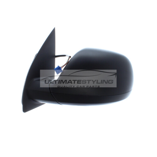Volkswagen Amarok Pickup 2010-> Wing Door Mirror Electric Primed Passenger Side