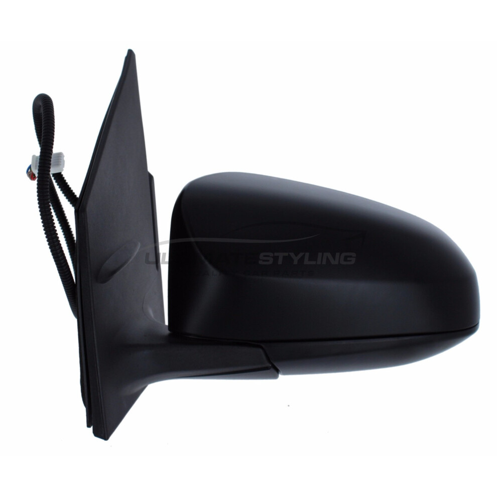 Peugeot 108 Hatchback 4/2014-> Electric Wing Door Mirror Passenger Side Black 5057795147194