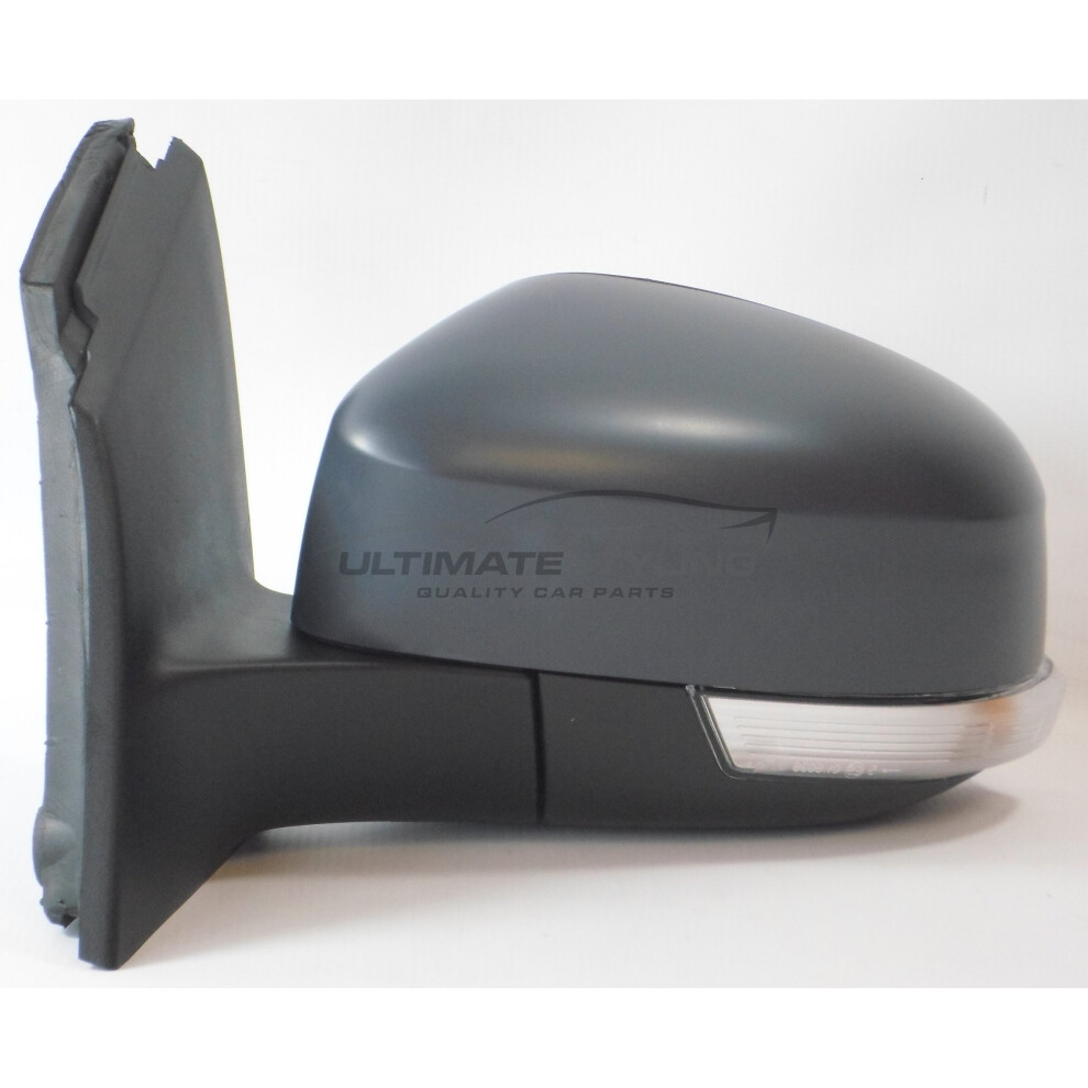 Ford Focus Hatchback 2/2011- Power Folding Wing Mirror Primed Passenger Side N/S 5057795152464