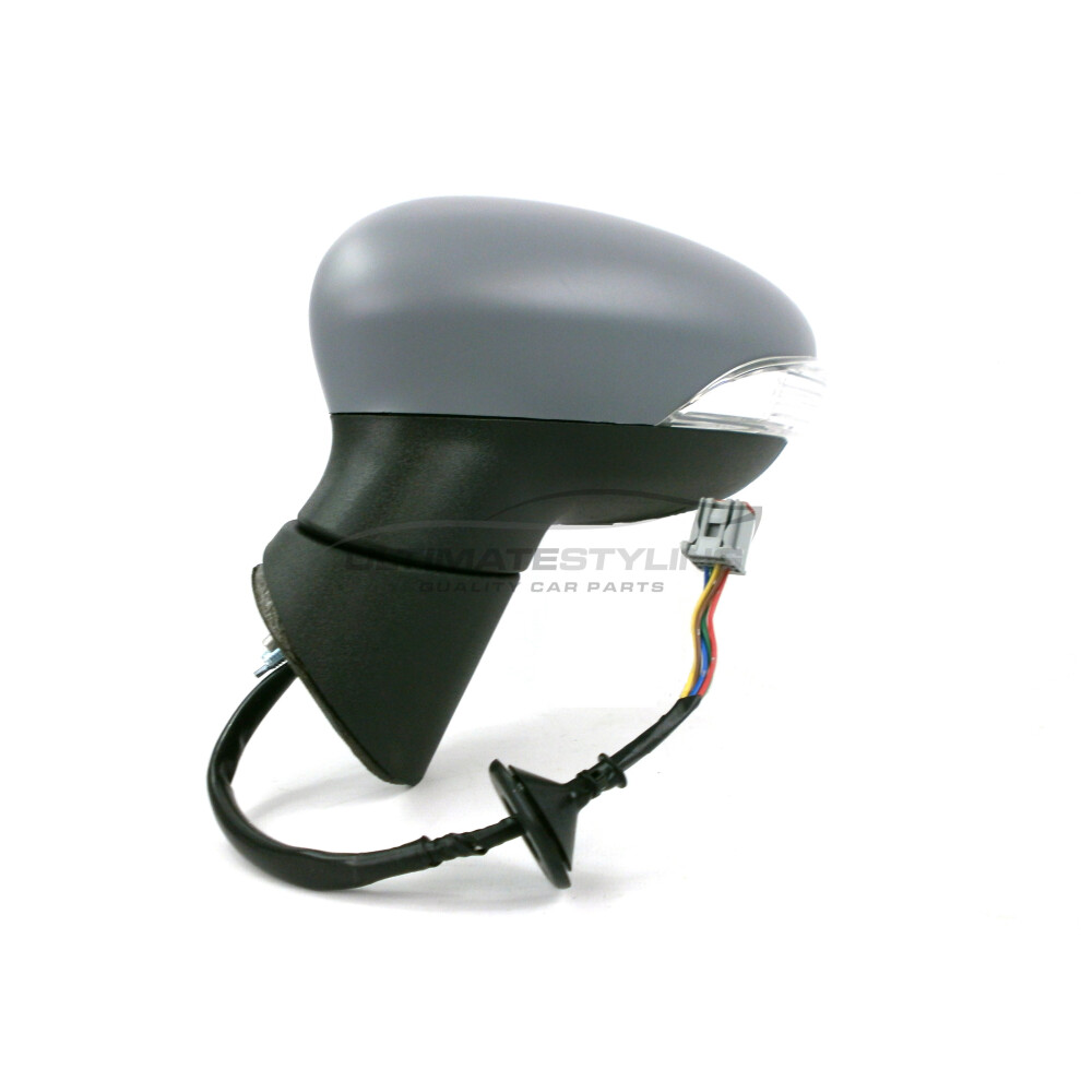Ford Fiesta Mk7 Hatchback 10/2008-2012 Electric Mirror Primed Passenger Side N/S 5057795153669