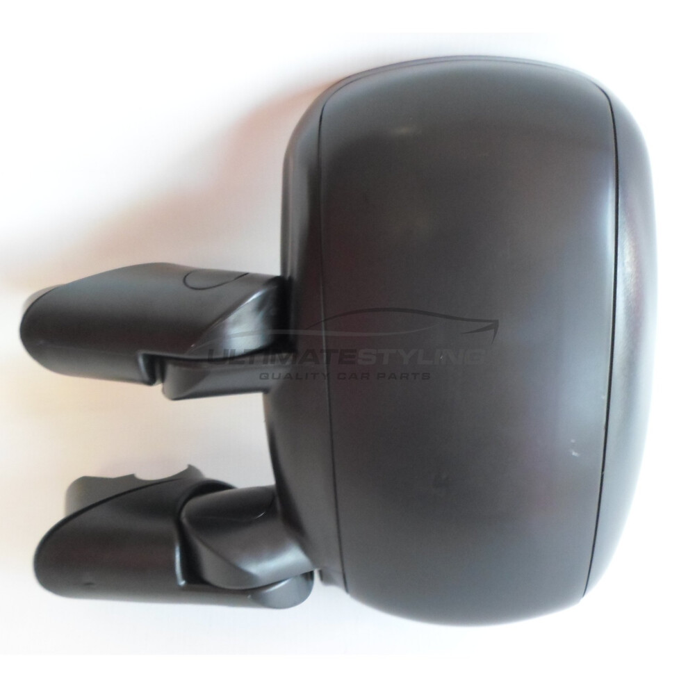 Fiat Doblo Mk1 Van 2001-6/2010 Manual Wing Door Mirror Passenger Side N/S Black 5057795148863