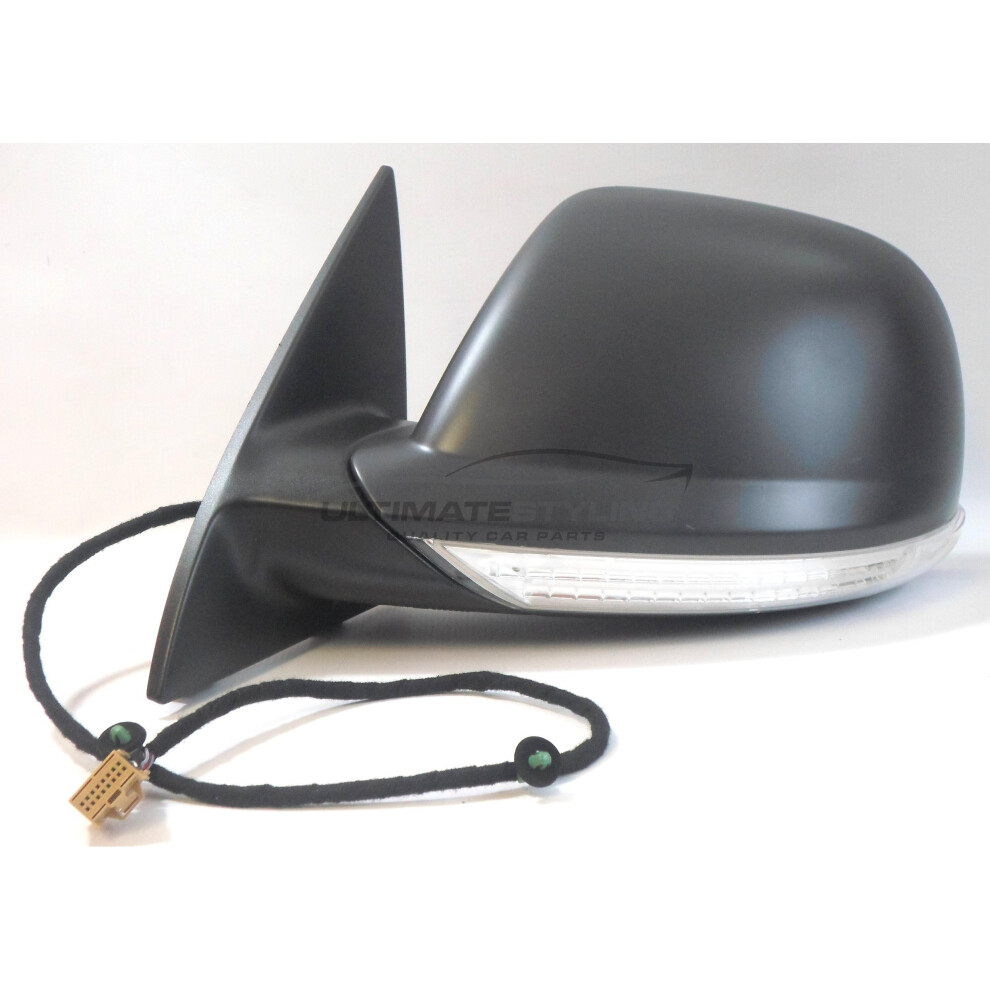 Vw Touareg 3/2007-2010 Power Folding Wing Mirror With Puddle Lamp Passenger Side 5057795153768
