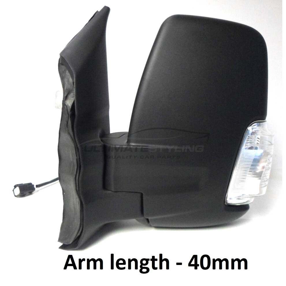 Transit Mk8 V363 Van 3/2014-> Manual Short Arm Wing Mirror Clear Indicator N/S 5057795152846