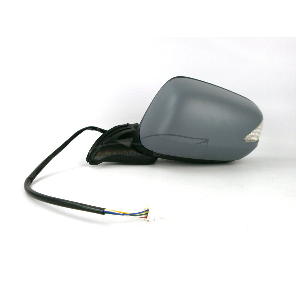 Honda Jazz Mk3 2008-2015 Electric Wing Door Mirror Primed Passenger Side N/S 5057795148450