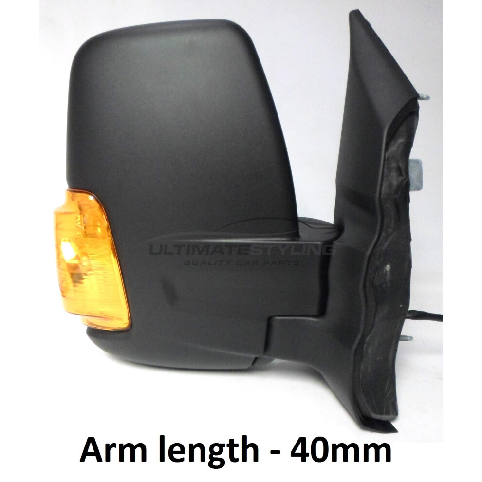 Transit Mk8 V363 Van 3/2014-> Manual Wing Mirror Indicator Drivers Side Amber 5057795152853