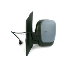 Peugeot Expert Van 2007-> Electric Mirror Twin Glass Primed Passenger Side N/S