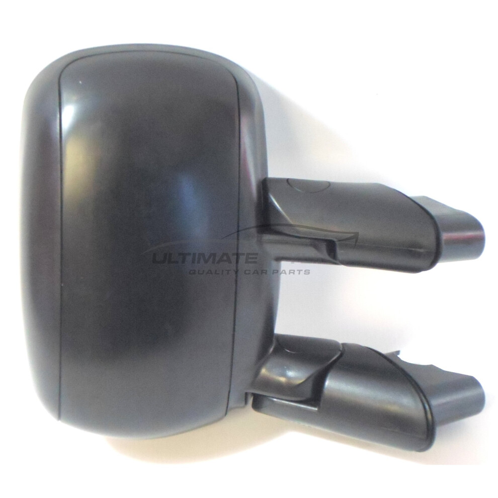 Fiat Doblo Mk1 Van 2001-6/2010 Manual Wing Door Mirror Drivers Side O/S Black 5057795148856