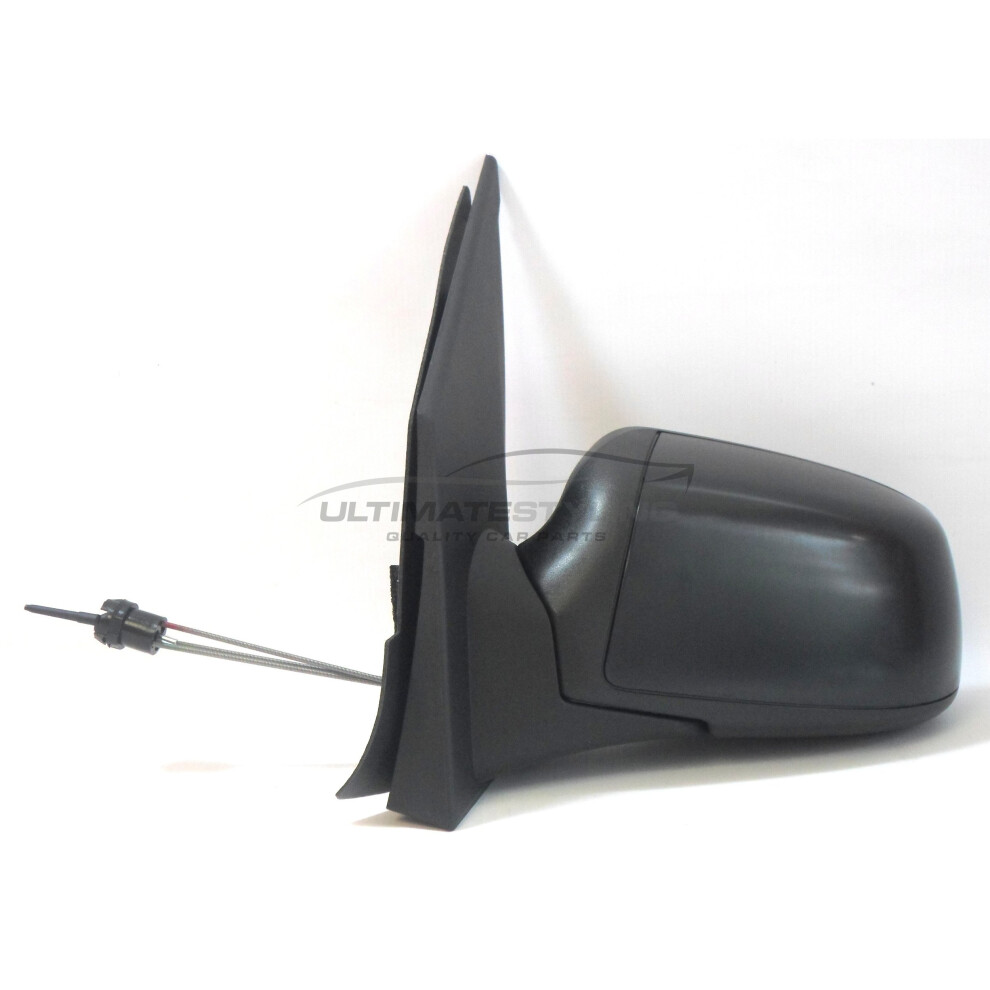 Ford Fiesta Mk6 Hatchback 10/2005-2008 Cable Mirror Primed Passenger Side N/S 5057795153799