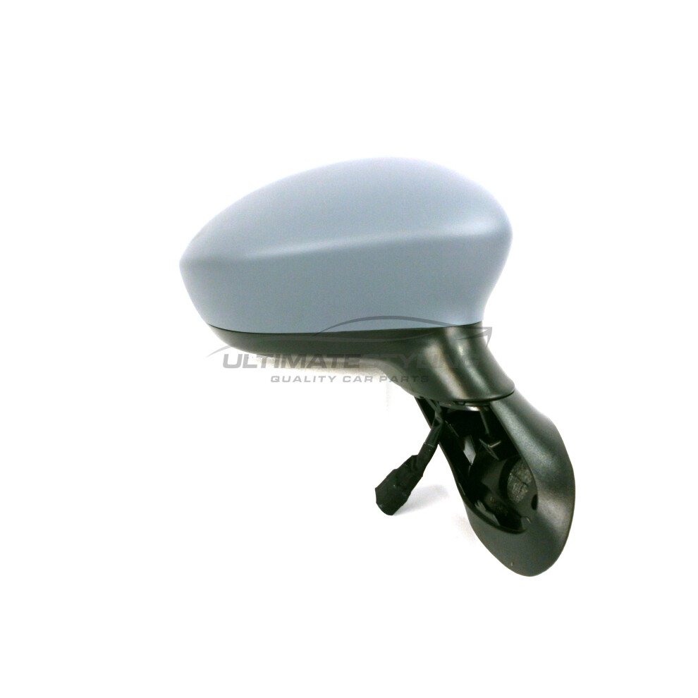 Fiat Punto Evo Hatchback 2010-2012 Electric Wing Mirror Primed Drivers Side O/S 5057795149075
