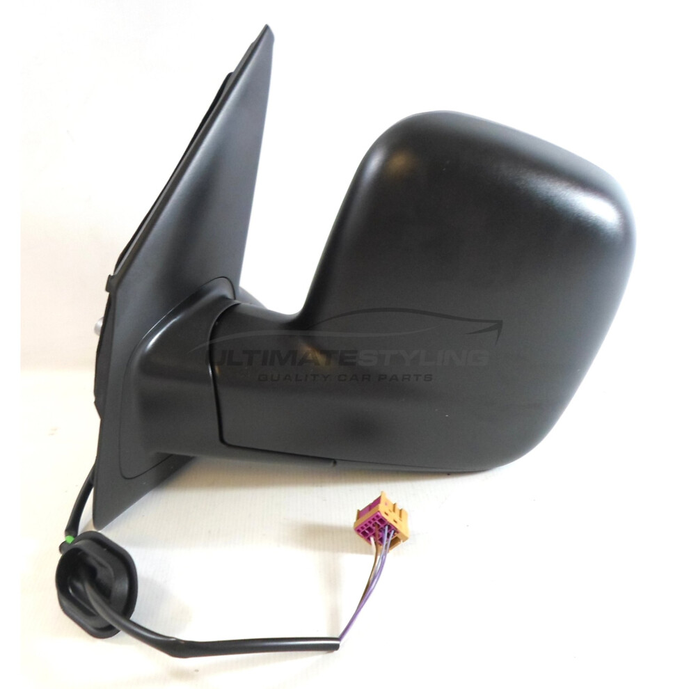 Vw Transporter T5 Van 2003-4/2010 Electric Wing Mirror Passenger Side N/S Black 5057795157179