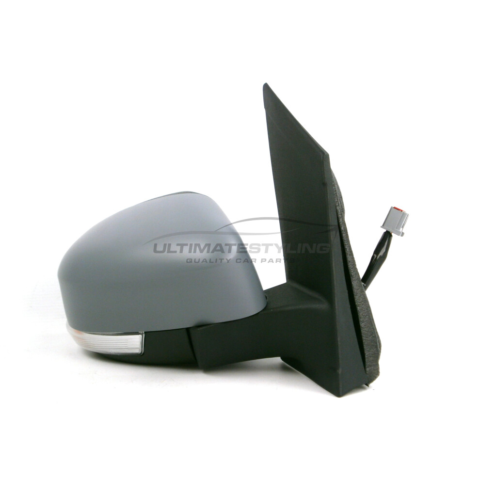 Ford Focus Mk2 Hatchback 3/2008-6/2011 Power Folding Mirror Primed Drivers Side 5057795152242