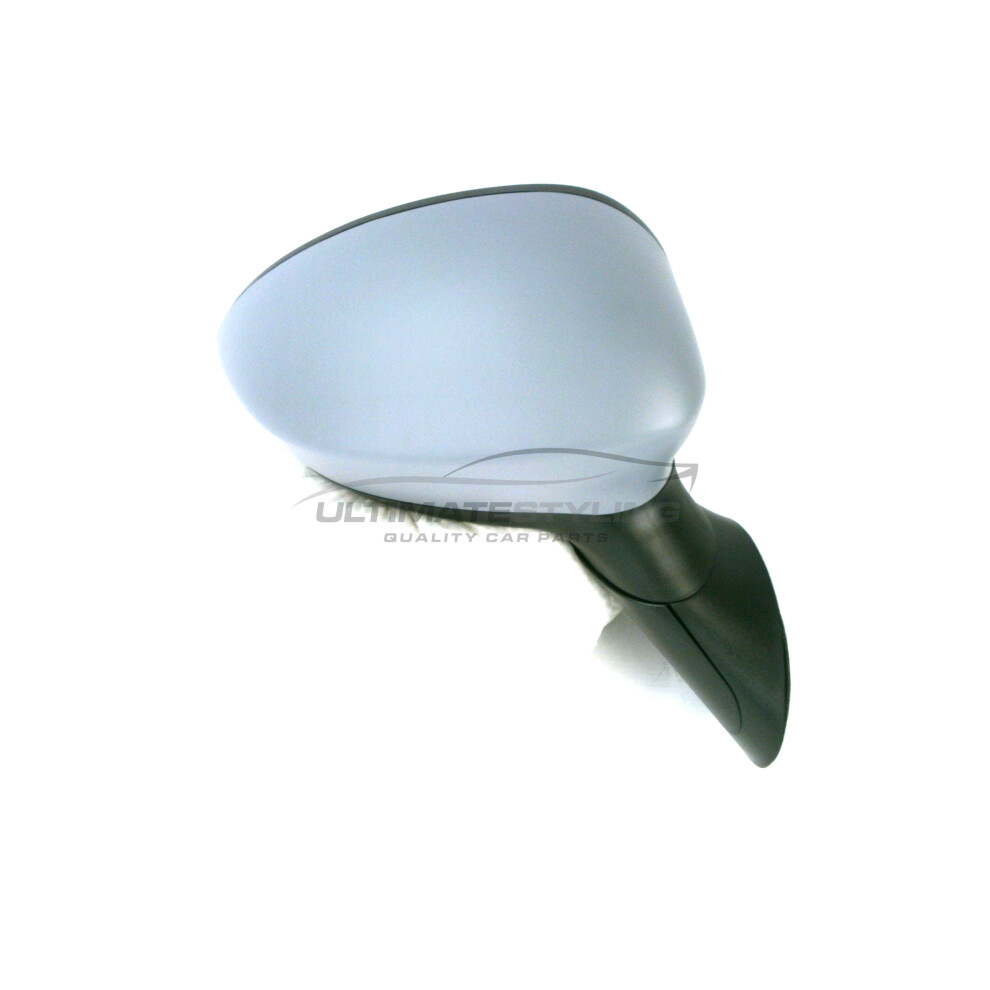 Fiat 500 Hatchback 2008-> Electric Wing Door Mirror Primed Drivers Side O/S 5057795149228
