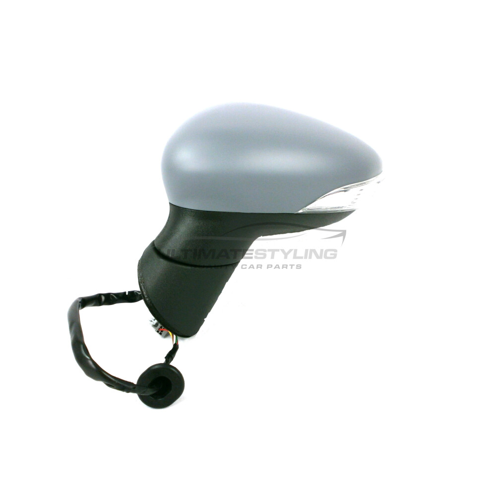 Ford Fiesta Mk7 Hatchback 9/2012-> Electric Wing Mirror Primed Passenger Side 5057795154000
