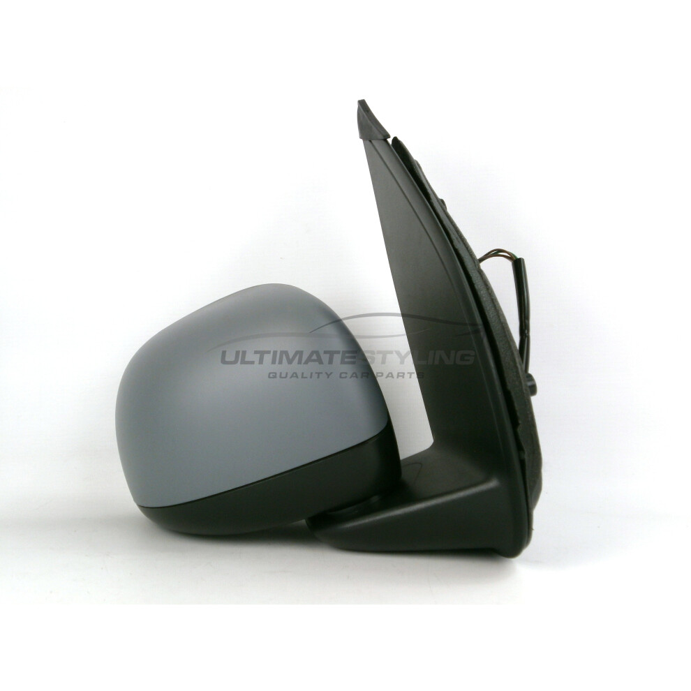 Fiat Panda Mk3 Hatchback 3/2012-> Electric Wing Mirror Primed Drivers Side O/S 5057795149433