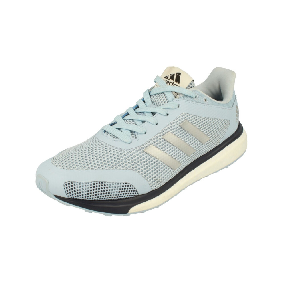 Adidas Womens Response Boost + Running Trainers Sneakers (uk 8 us 9.5 eu 42, sky blue white BB2987)