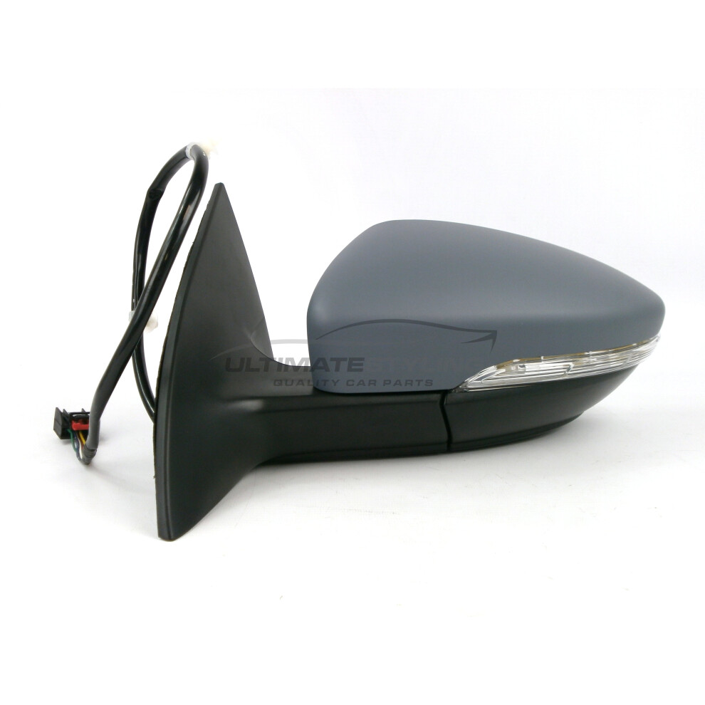 Volkswagen Cc Coupe 2011-> Electric Wing Door Mirror Primed Passenger Side N/S 5057795157742