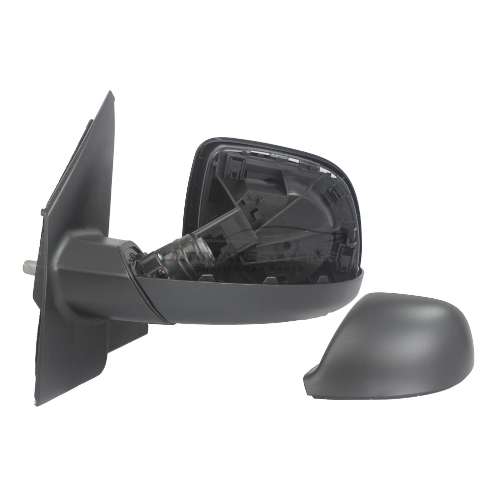 Vw Transporter T5 Van 1/2010-2015 Manual Wing Mirror Passenger Side N/S Black 5057795157872