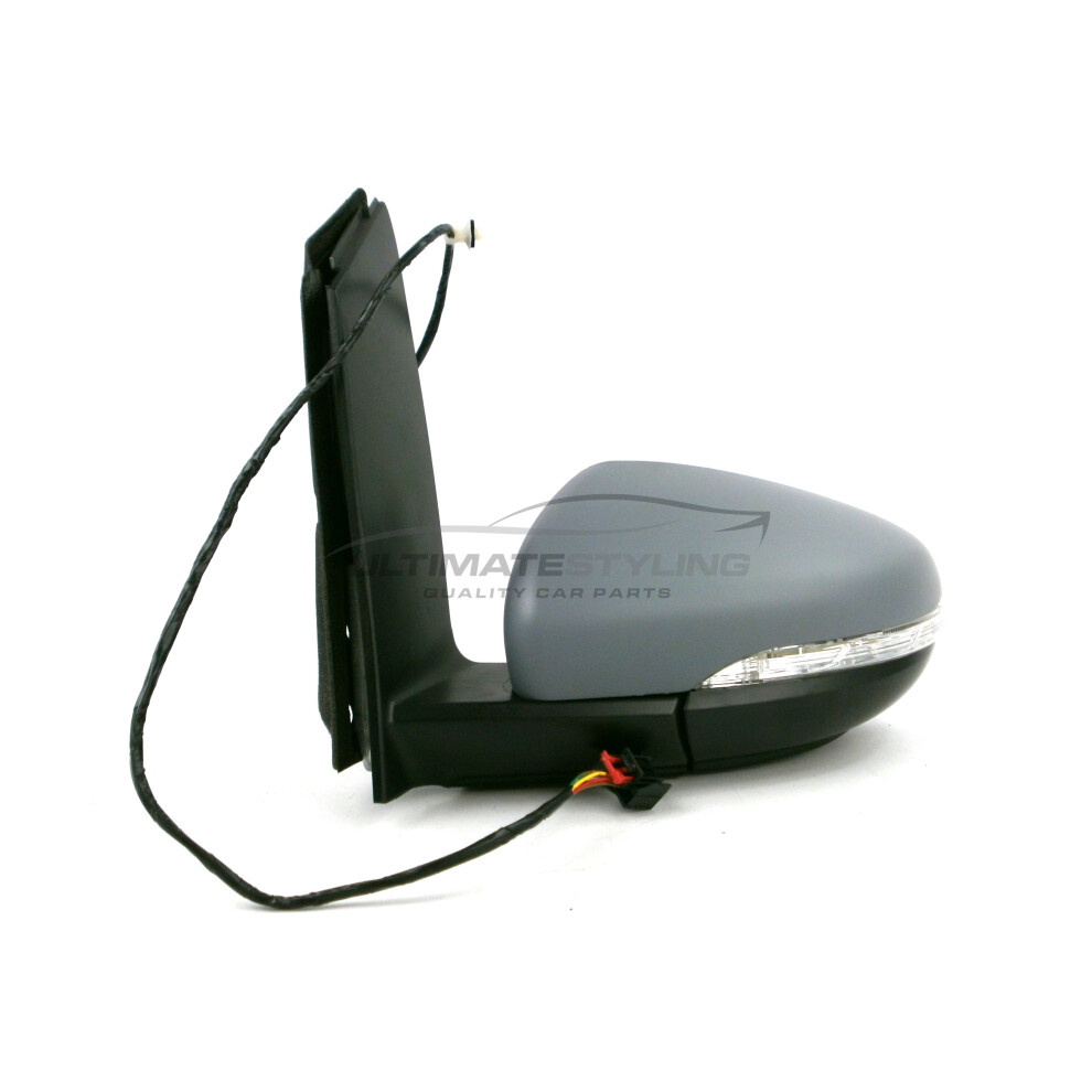 Volkswagen Touran Mpv 9/2010-2015 Electric Wing Mirror Primed Passenger Side N/S 5057795153942