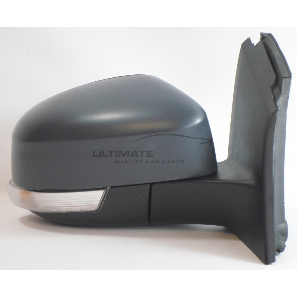 Ford Focus Mk3 Hatchback 2/2011-> Electric Wing Mirror Primed Drivers Side O/S 5057795152402