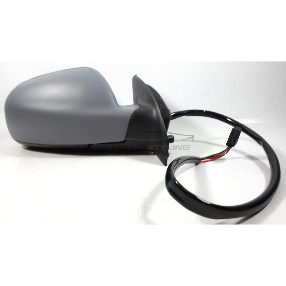 Peugeot 307 Estate 2001-7/2005 Electric Wing Door Mirror Primed Drivers Side O/S 5057795154284