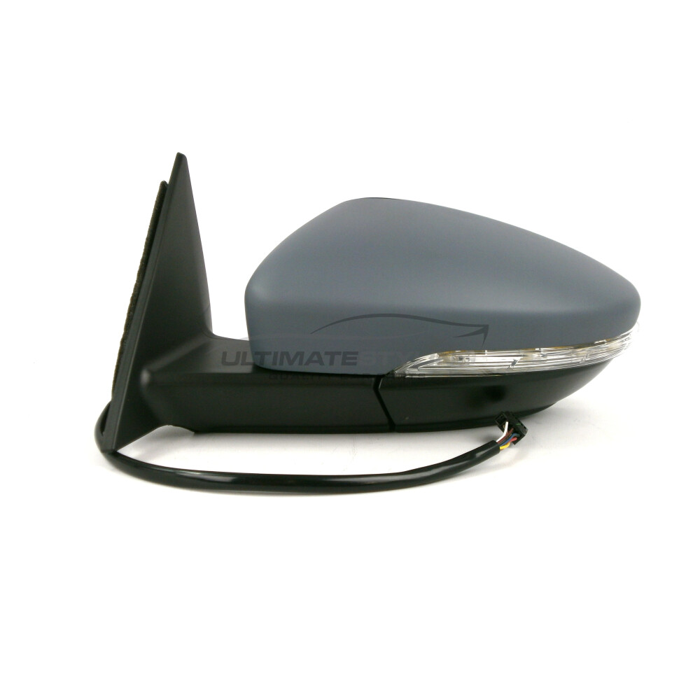 Vw Beetle Mk3 Convertible 3/2012-> Electric Wing Mirror Primed Passenger Side 5057795157681