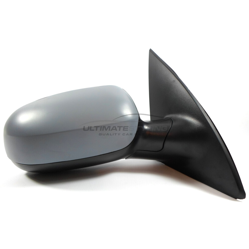 Vauxhall Corsa C Mk2 Hatchback 2000-2006 Electric Mirror Primed Drivers Side O/S 5057795155618