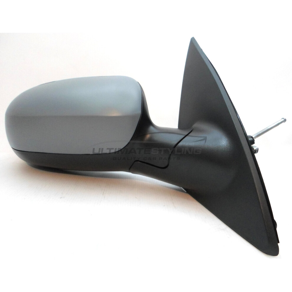 Vauxhall Corsa C Mk2 Hatchback 2000-2006 Cable Mirror Primed Drivers Side O/S 5057795155595