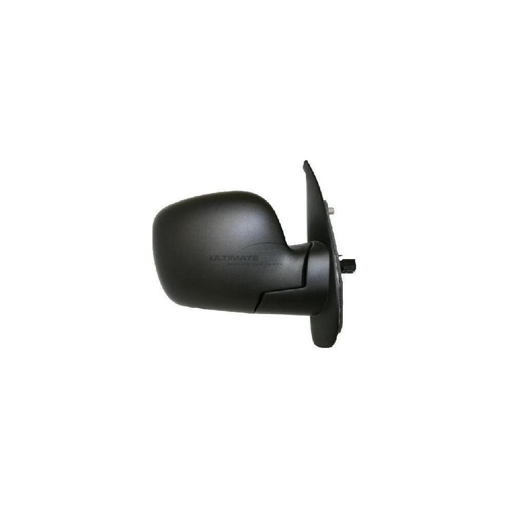 Renault Kangoo Van 9/2008-6/2013 Electric Wing Door Mirror Black Drivers Side