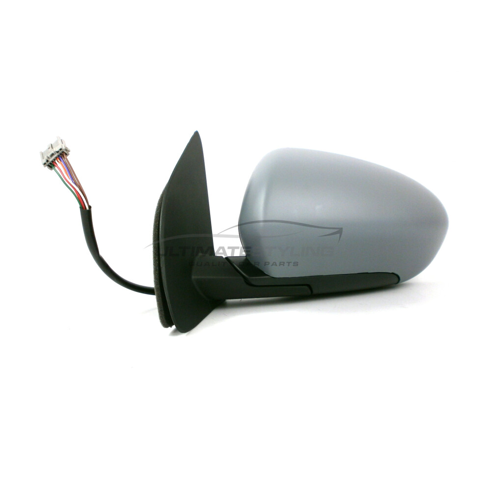 For Nissan Qashqai+2 2007-4/2010 Power Folding Wing Mirror Primed Passenger Side 5057795158664