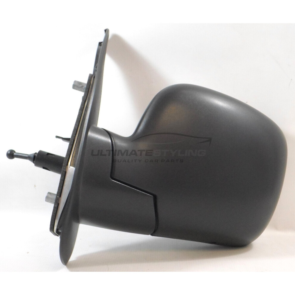 Renault Kangoo Van 9/2008-6/2013 Cable Wing Door Mirror Passenger Side N/S Black 5057795158794