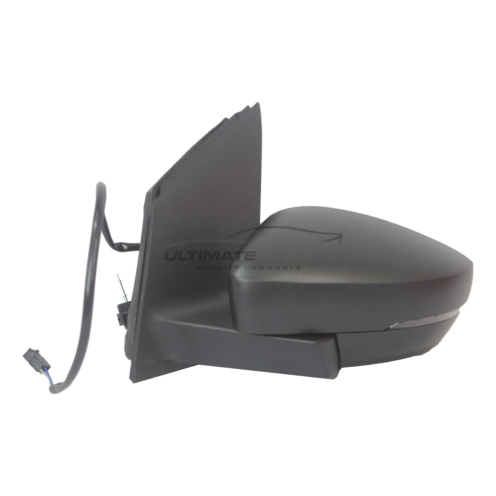 Vw Polo Mk5 6R Hatchback 10/2009-> Cable Wing Mirror Passenger Side N/S Black 5057795158237