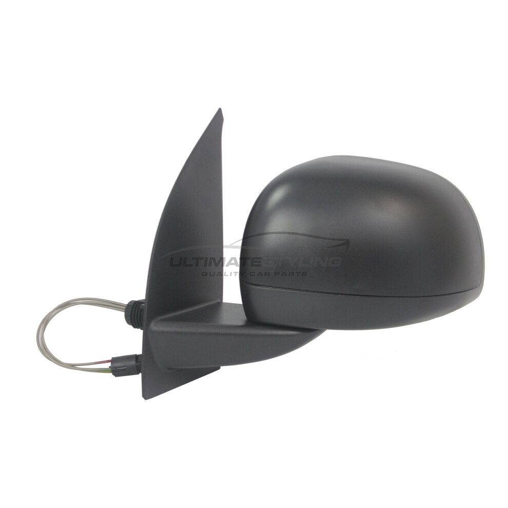 Fiat Panda Mk2 9/2009-6/2012 Cable Wing Door Mirror Passenger Side N/S Black 5057795149327