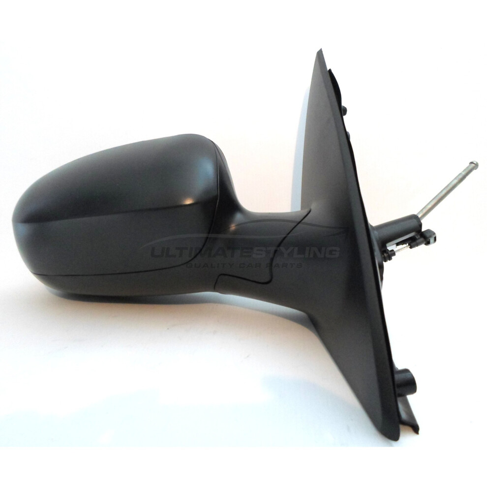 Vauxhall Corsa C Hatchback 2000-2006 Cable Wing Door Mirror Drivers Side Black 5057795155656