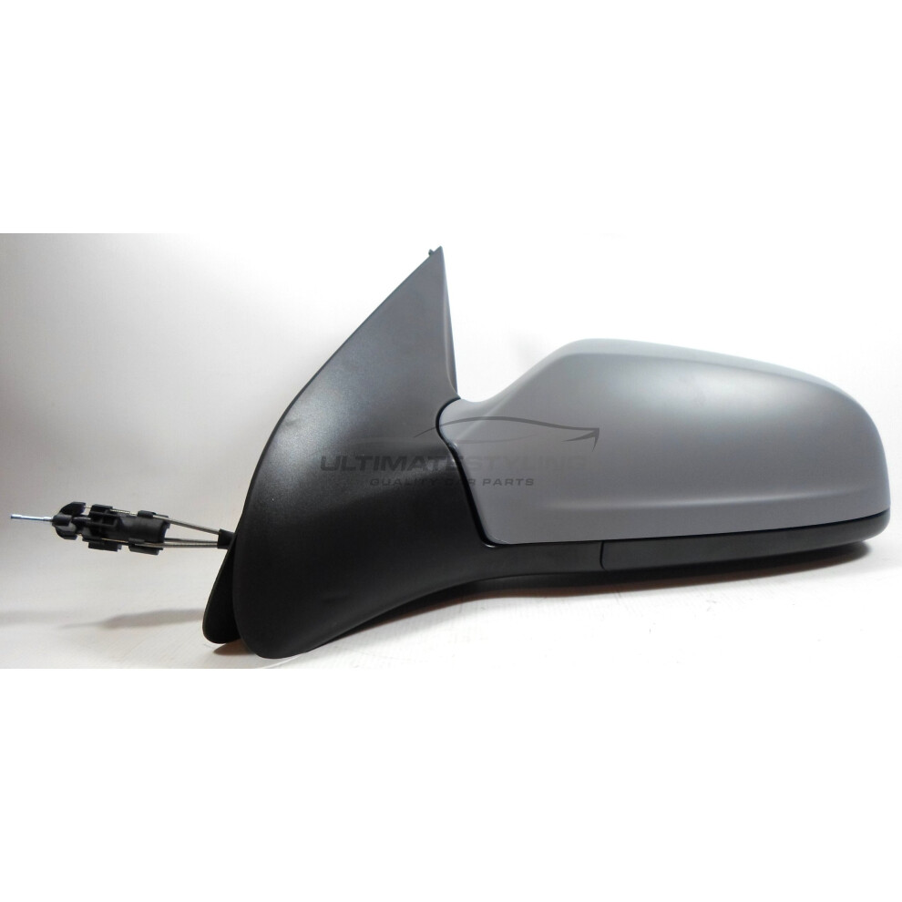 Vauxhall Astra H Mk5 Hatchback 2004-2009 Cable Wing Mirror Primed Passenger Side 5057795156592