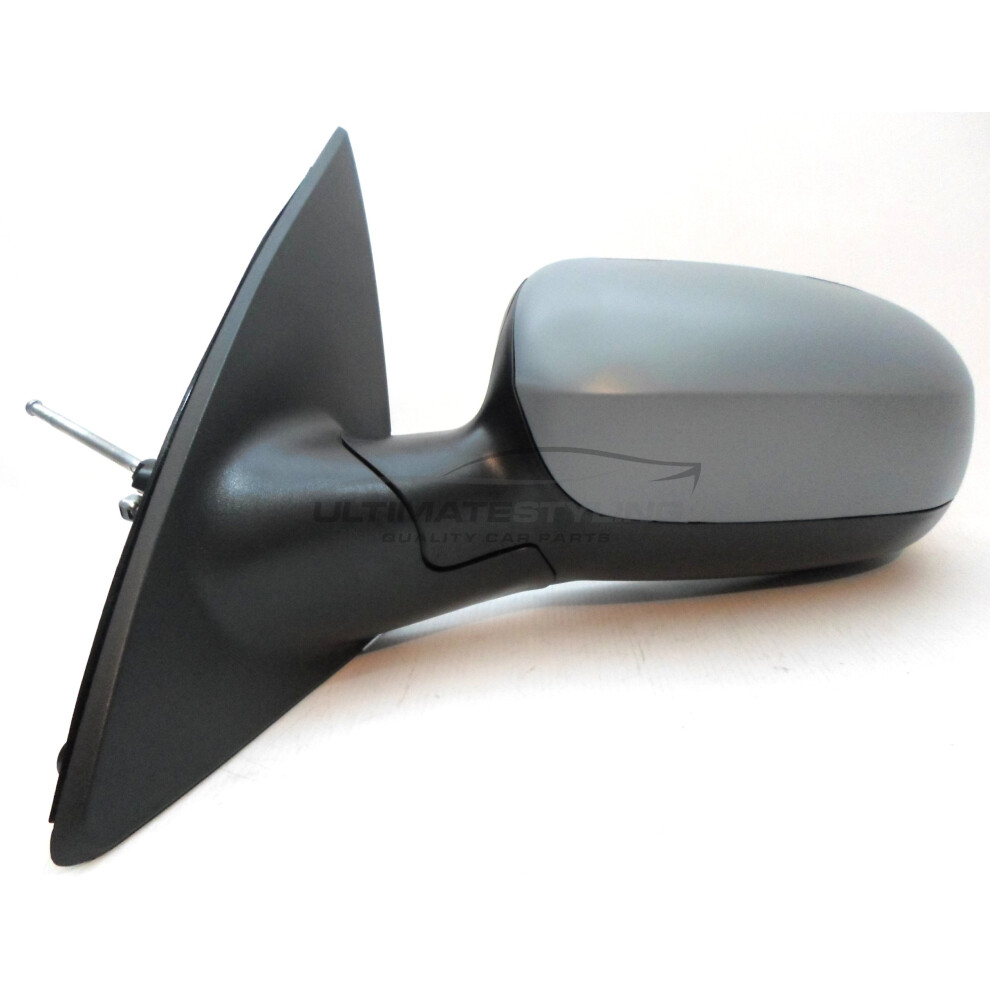 Vauxhall Corsa C Mk2 Hatchback 2000-2006 Cable Mirror Primed Passenger Side N/S 5057795155601