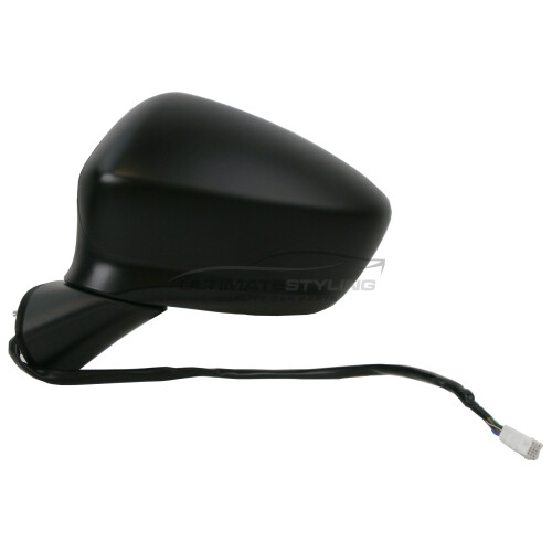 Mazda CX5 2012-> Electric Power Folding Wing Door Mirror Primed Passenger Side